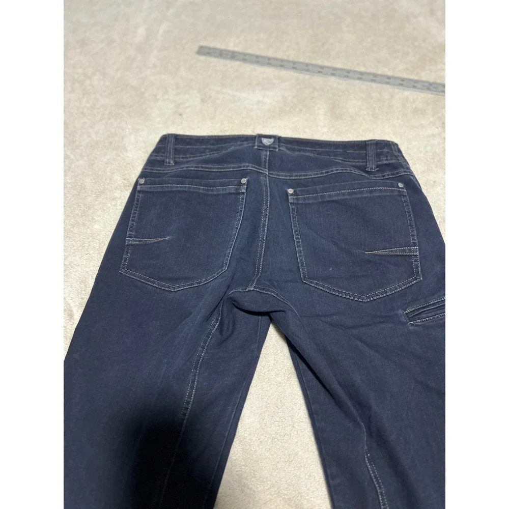 KUHL Disruptr Jeans Mens 34 27 Blue KUHLFLEX Stretch Performance  Hemmed Pics!